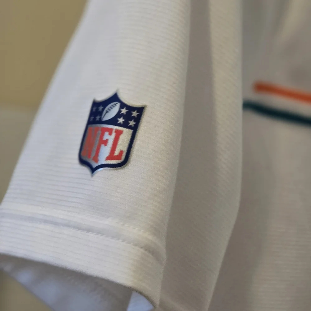 Nike Men's Miami Dolphins Sideline Lockup Performance Polo Size Medium